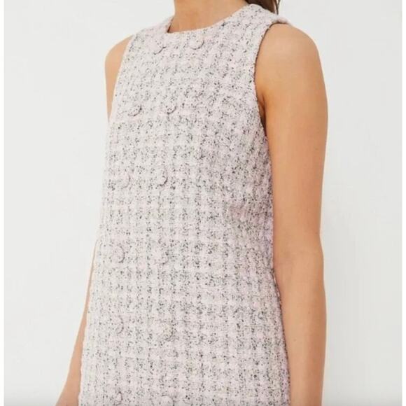 NWT Tuckernuck Pomander Place Pink Tweed Mini Dress - Small - Picture 6 of 11